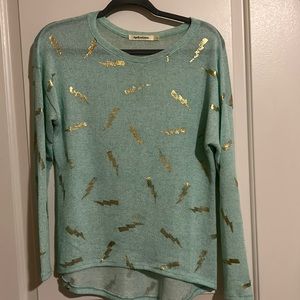 Apricot Lane Long Sleeve Top in Turquoise